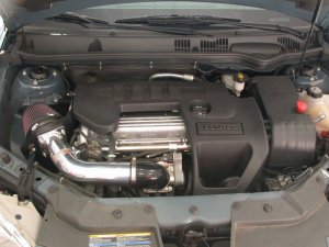 Chevrolet Cobalt Performance Air Intake - K&N Engineering - Typhoon - Silver - `05-`10